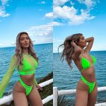 The Gemini Bikini w/Top Green