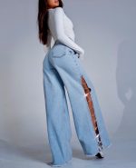 Τhe Arian AW26 Παντελονι Τζιν με Στρας