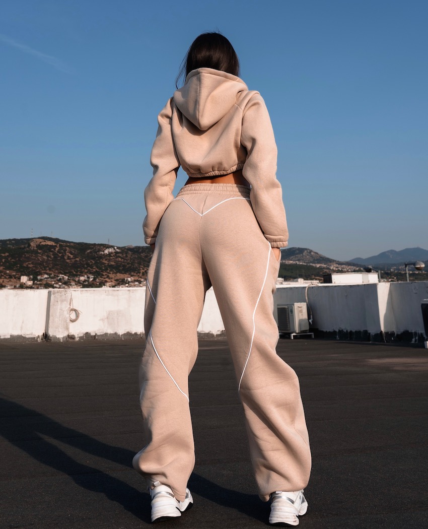 07437 The Satin Aw26 Σετ Ζακετα / Παντελονι Φουτερ