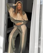 Σετ Ζακετα / Παντελονα Betro Χακι SS26 The Pulse Collection