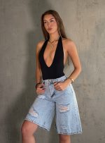 Βερμουδα Παντελονι Keil SS26 Τζιν Μπλε