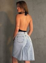 Βερμουδα Παντελονι Keil SS26 Τζιν Μπλε