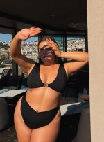 Μαγιο Μπικινι Kimely SS26 Mαυρο