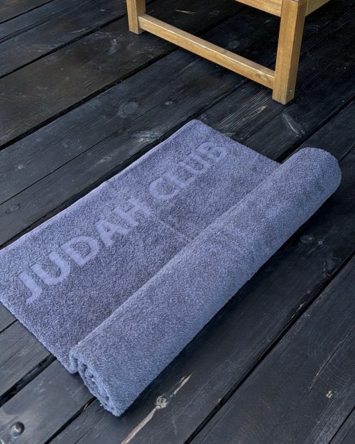 The Verin Beach Towel Grey The Sunkissed Collection