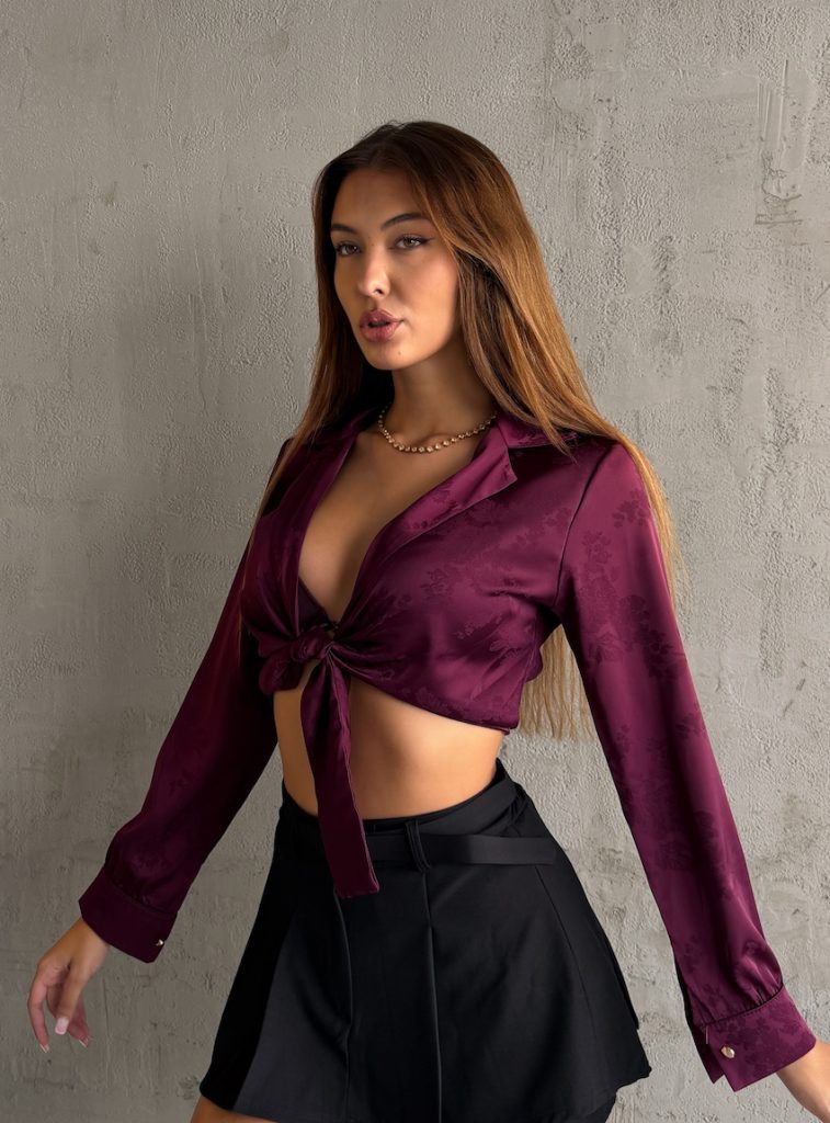 Πουκαμισο Crop Zheitan Fw27